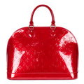 Handbag Alma GM Pomme D'Amour Monogram Vernis