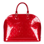 Handbag Alma GM Pomme D'Amour Monogram Vernis
