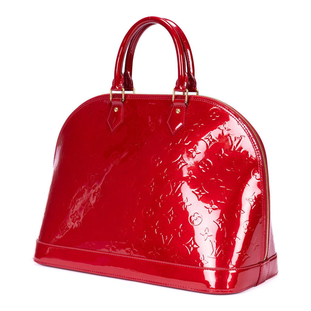 Handbag Alma GM Pomme D'Amour Monogram Vernis