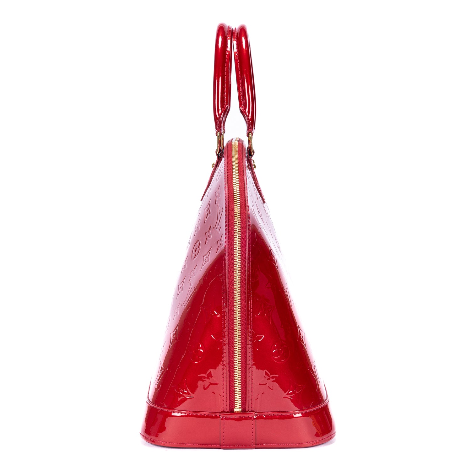 Handbag Alma GM Pomme D'Amour Monogram Vernis