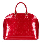 Handbag Alma GM Pomme D'Amour Monogram Vernis