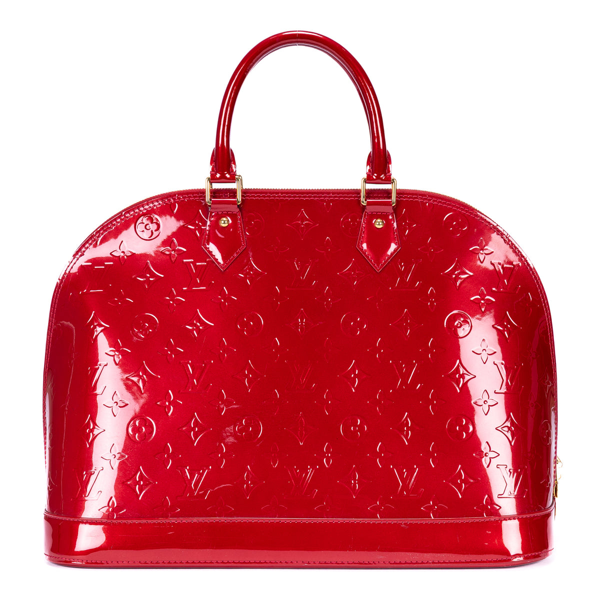 Handbag Alma GM Pomme D'Amour Monogram Vernis