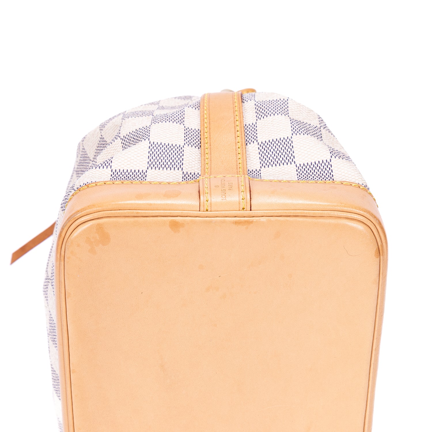 Shoulder Bag Noe BB Ivory Damier Azur