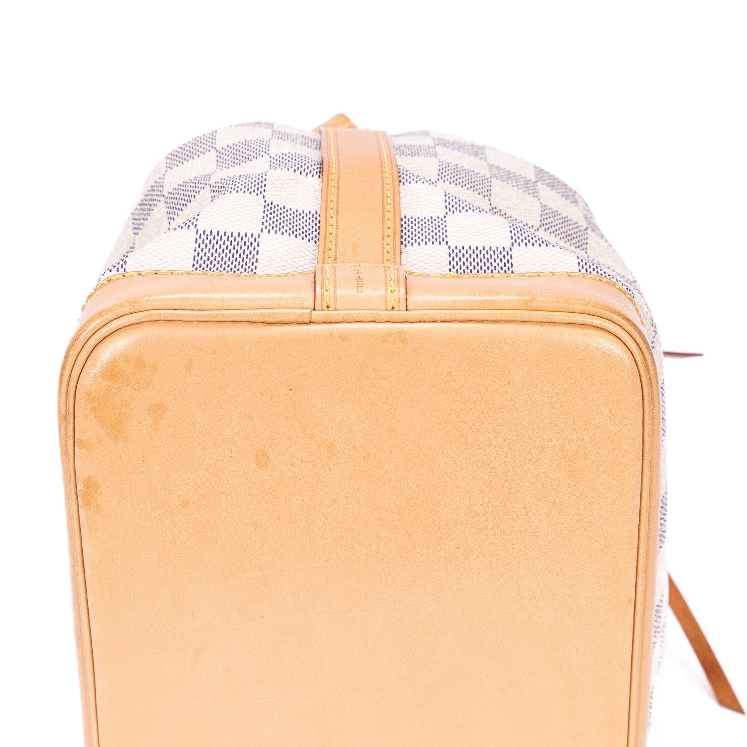Shoulder Bag Noe BB Ivory Damier Azur