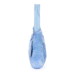 Handbag Re-Edition 2000 Terry Cloth Hobo Mini Blue Terry Cloth