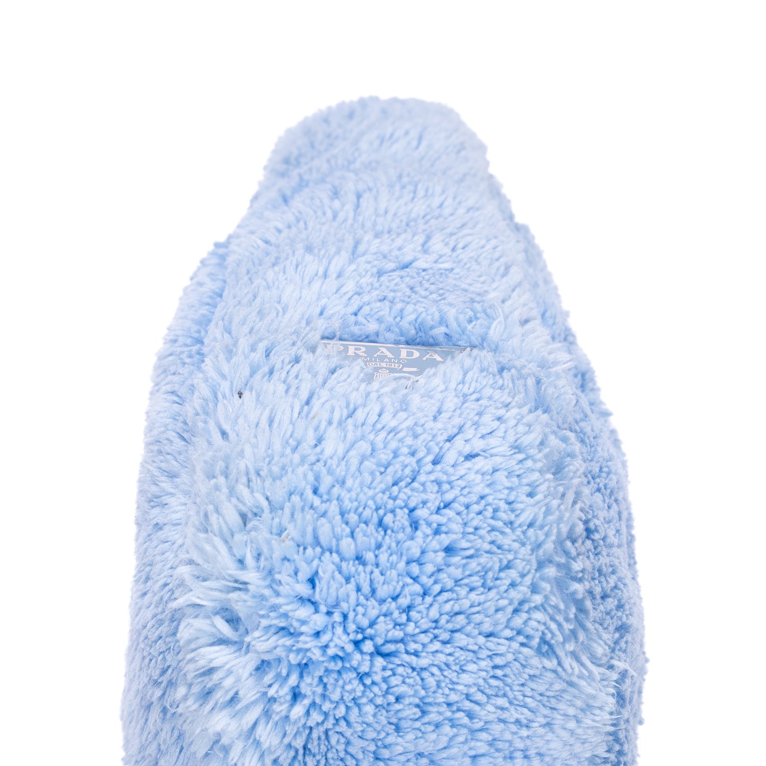 Handbag Re-Edition 2000 Terry Cloth Hobo Mini Blue Terry Cloth