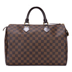 Handbag Speedy 35 Brown Damier Ebene