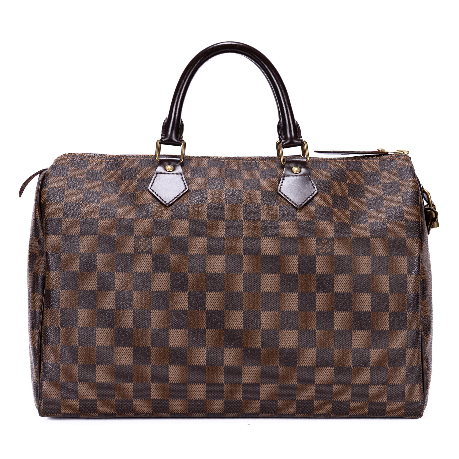 Handbag Speedy 35 Brown Damier Ebene