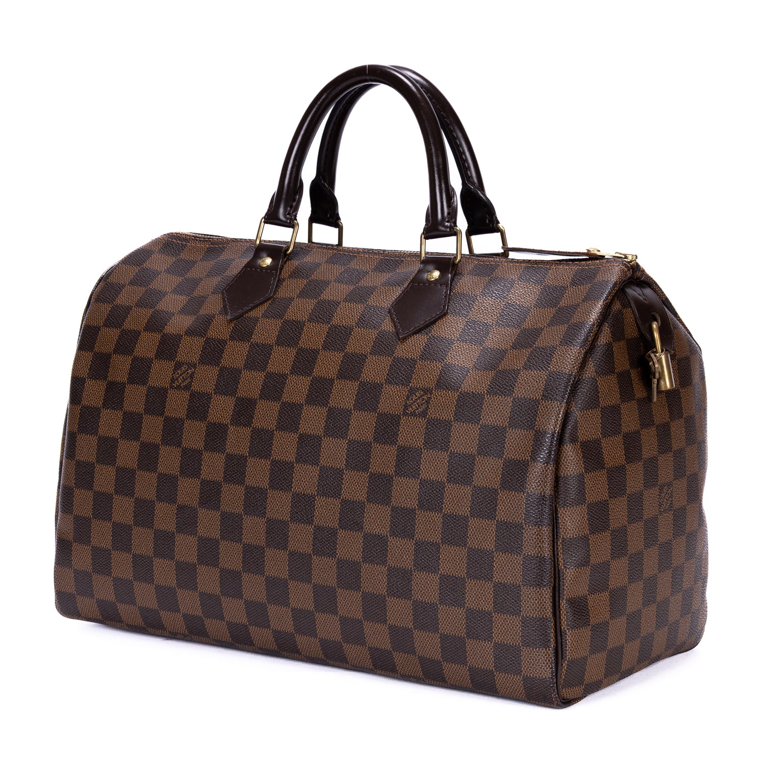 Handbag Speedy 35 Brown Damier Ebene