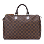 Handbag Speedy 35 Brown Damier Ebene