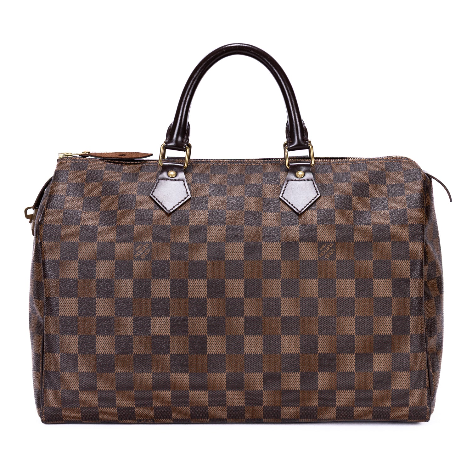 Handbag Speedy 35 Brown Damier Ebene