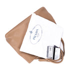 Handbag Open Convertible Tote Beige Vitello Daino Leather