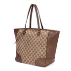 Shoulder Bag Bree Shopping Tote Large Beige Monogram Canvas