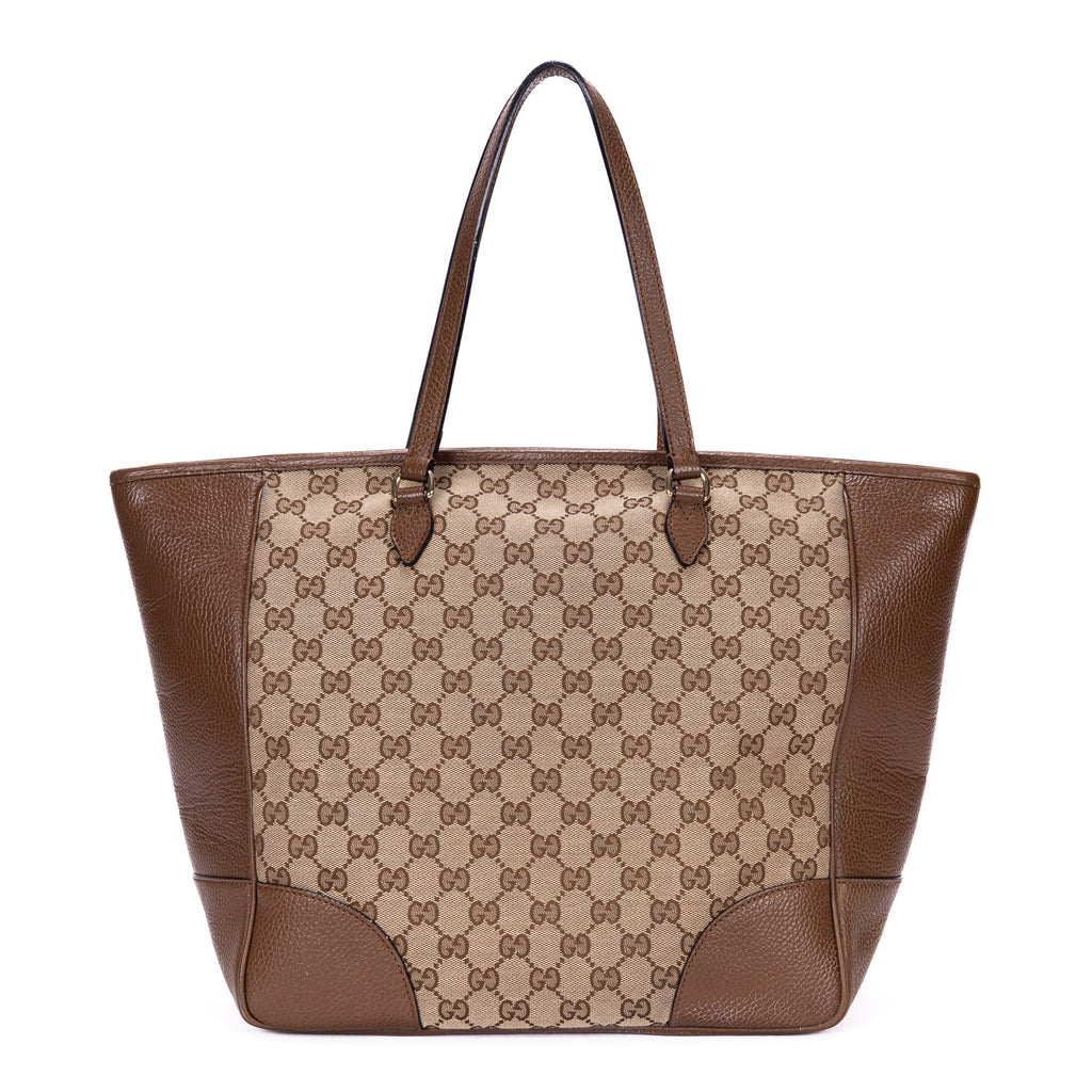 Shoulder Bag Bree Shopping Tote Large Beige Monogram Canvas