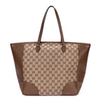 Shoulder Bag Bree Shopping Tote Large Beige Monogram Canvas
