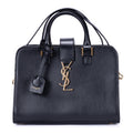 Handbag Baby Cabas Mini Black Smooth Calfskin Leather