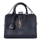 Handbag Baby Cabas Mini Black Smooth Calfskin Leather