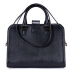 Handbag Baby Cabas Mini Black Smooth Calfskin Leather