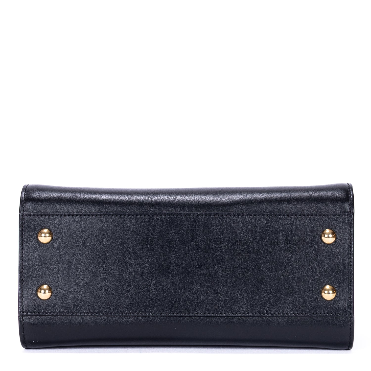 Handbag Baby Cabas Mini Black Smooth Calfskin Leather