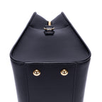 Handbag Baby Cabas Mini Black Smooth Calfskin Leather