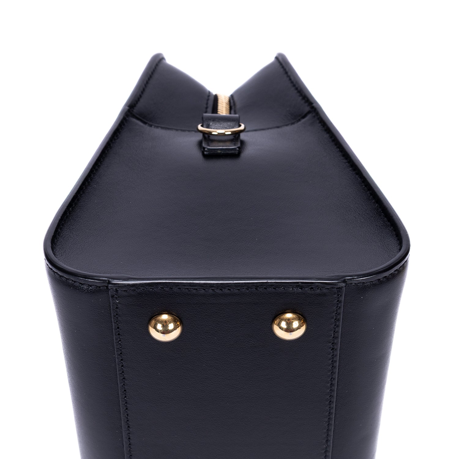 Handbag Baby Cabas Mini Black Smooth Calfskin Leather