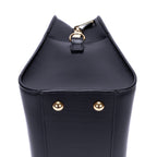 Handbag Baby Cabas Mini Black Smooth Calfskin Leather