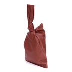 Handbag Twist Brown Smooth Calfskin Leather