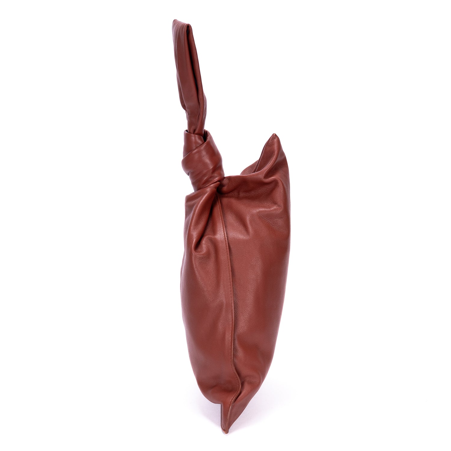 Handbag Twist Brown Smooth Calfskin Leather
