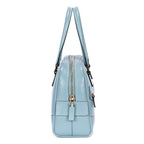 Handbag Capri Bowler Tote Mini Blue Micro-Guccissima Leather