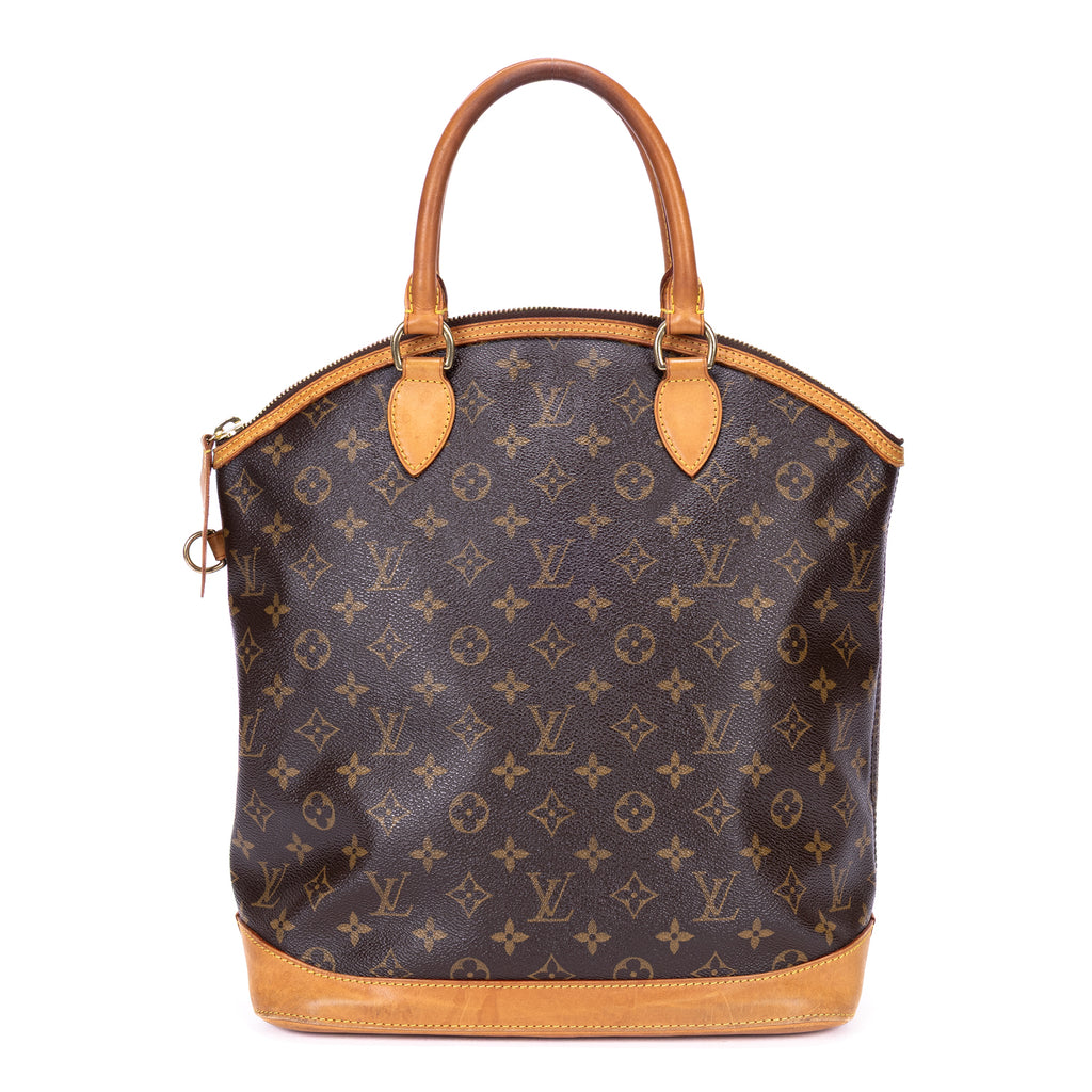 Shoulder Bag Lockit Vertical GM Brown Monogram Canvas