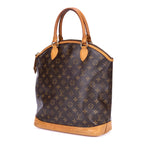 Shoulder Bag Lockit Vertical GM Brown Monogram Canvas