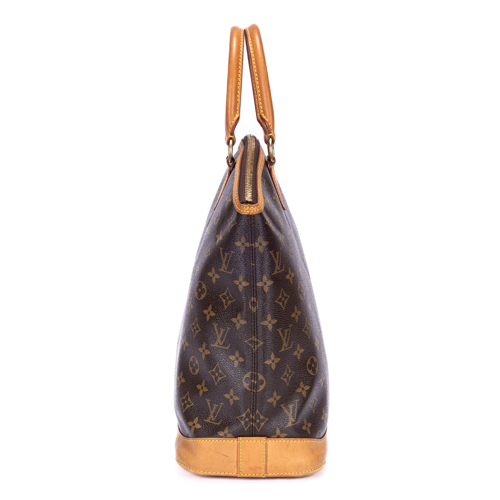 Shoulder Bag Lockit Vertical GM Brown Monogram Canvas