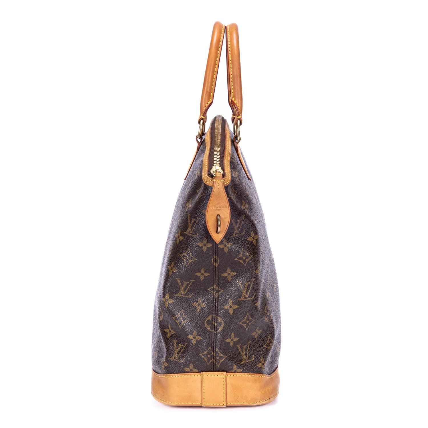 Shoulder Bag Lockit Vertical GM Brown Monogram Canvas
