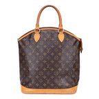 Shoulder Bag Lockit Vertical GM Brown Monogram Canvas