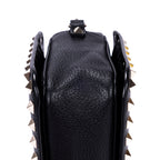 Shoulder Bag Rockstud Studded Camera Crossbody Black Studded Calfskin Leather