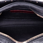 Shoulder Bag Rockstud Studded Camera Crossbody Black Studded Calfskin Leather