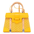 Handbag Saigon GM Yellow Goyardine Leather