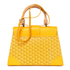 Handbag Saigon GM Yellow Goyardine Leather