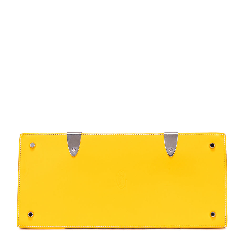 Handbag Saigon GM Yellow Goyardine Leather