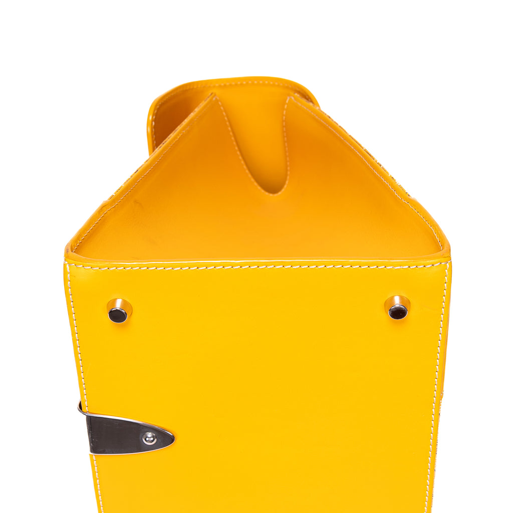 Handbag Saigon GM Yellow Goyardine Leather