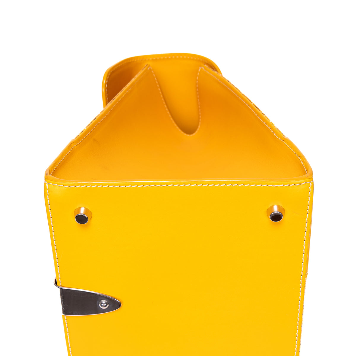 Handbag Saigon GM Yellow Goyardine Leather