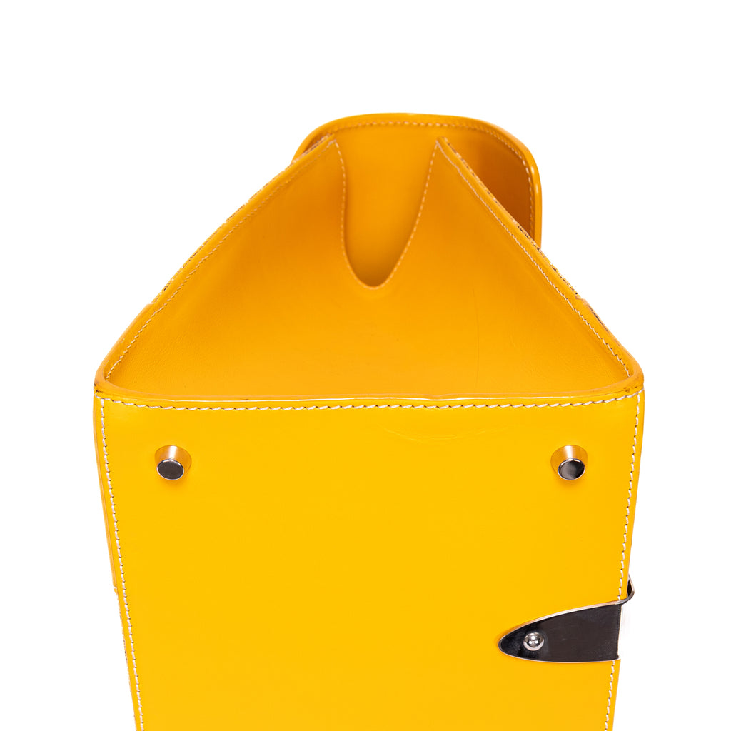Handbag Saigon GM Yellow Goyardine Leather
