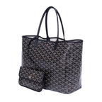 Handbag Saint Louis PM Black Goyardine Leather