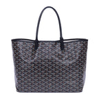 Handbag Saint Louis PM Black Goyardine Leather