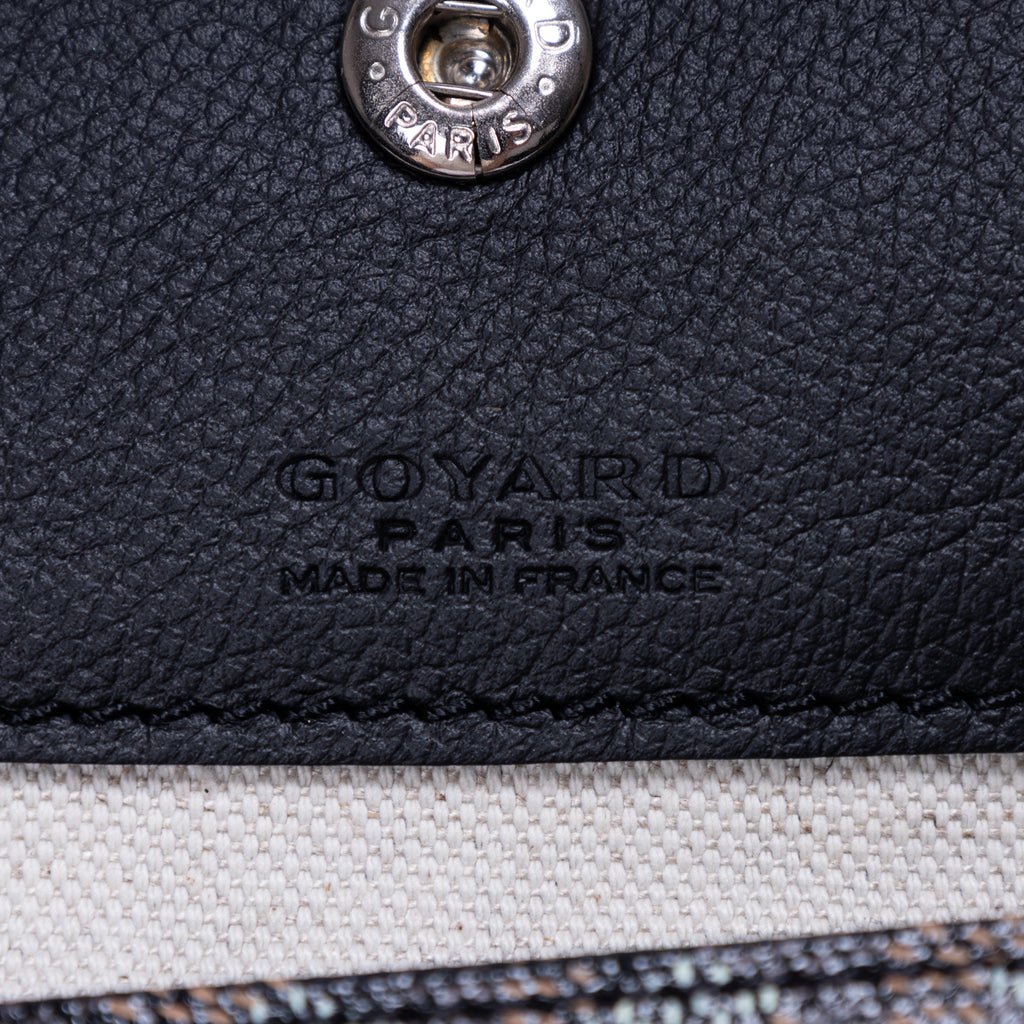 Handbag Saint Louis PM Black Goyardine Leather