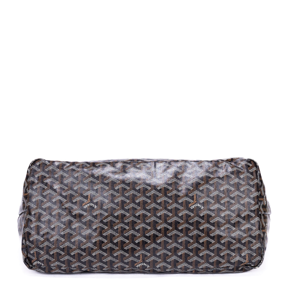 Handbag Saint Louis GM Black Goyardine Leather