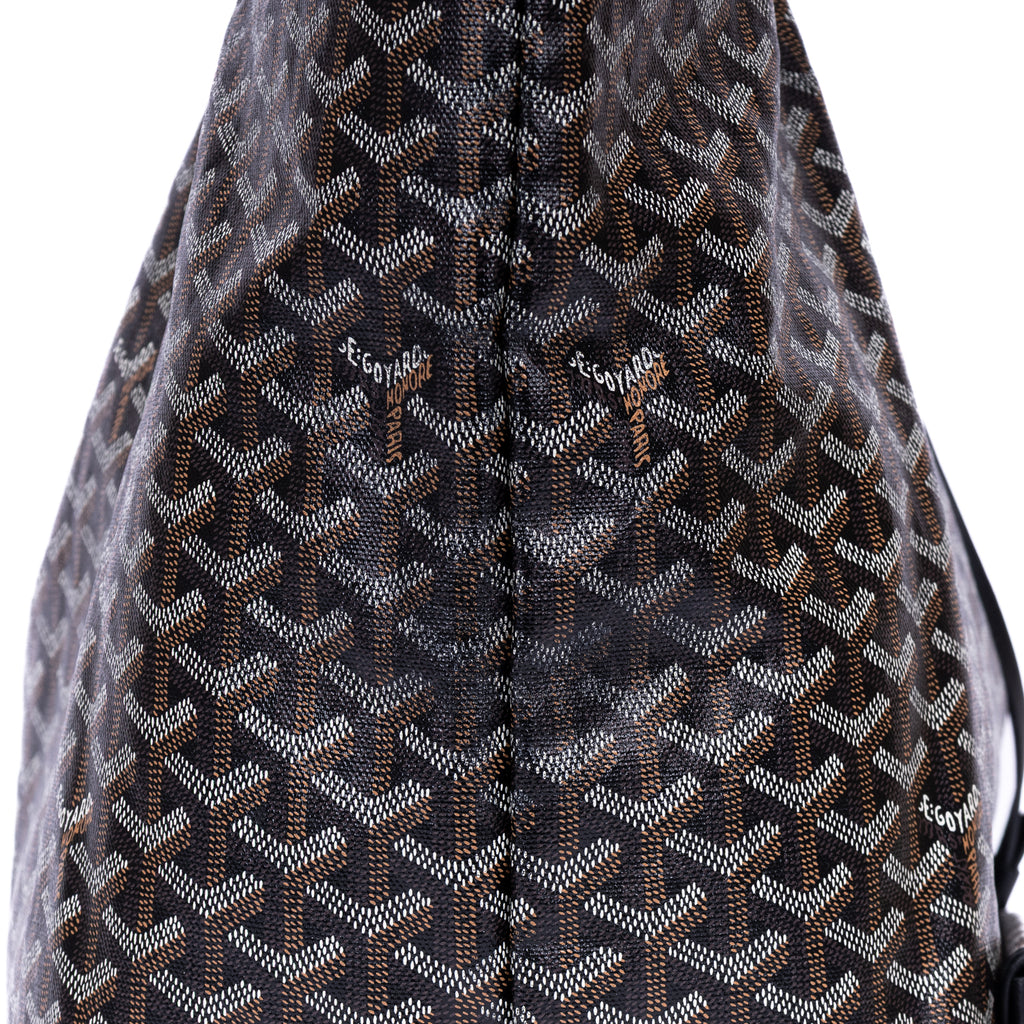 Handbag Saint Louis GM Black Goyardine Leather