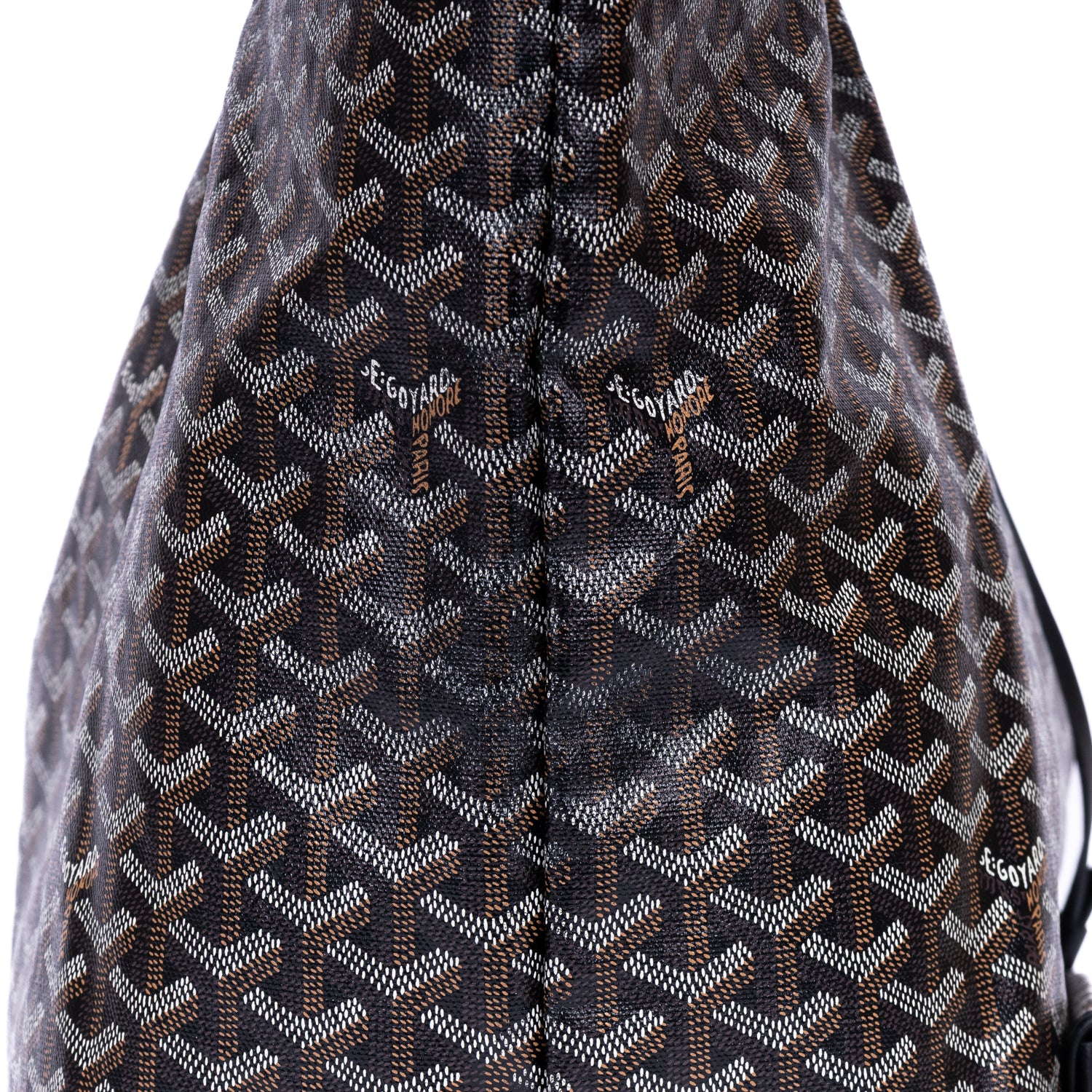 Handbag Saint Louis GM Black Goyardine Leather