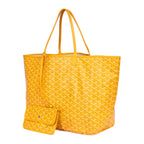 Handbag Saint Louis GM Yellow Goyardine Leather