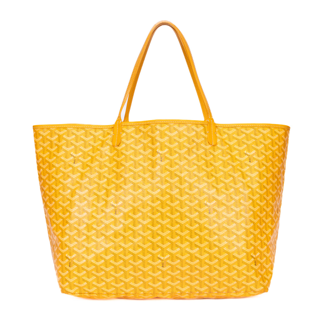 Handbag Saint Louis GM Yellow Goyardine Leather